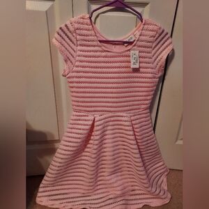 Pink Striped Kids Children's Place Dress, Brand NEW, size 14